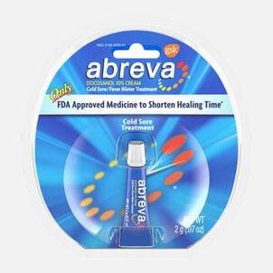 Abreva, Docosanol 10% Cream Tube, Treatment for Cold Sore/Fever Blister, 2g