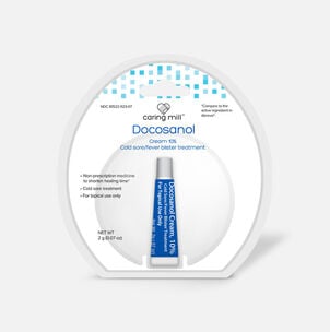 Caring Mill&trade; Docosanol 10% Cream Tube, Treatment for Cold Sore/Fever .07 oz. Tube