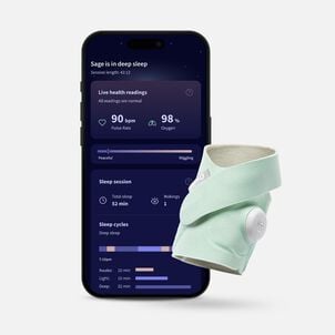 Owlet Dream Sock FDA-Cleared Smart Baby Monitor, Mint