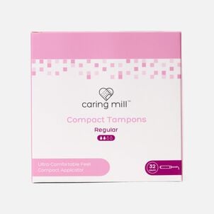 Caring Mill&trade; Compact Tampons, 32 ct.