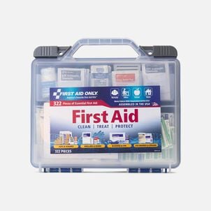 First Aid Only Clear Cover Intermed First Aid Kit without Light, 322 pc.