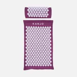 Kanjo Memory Acupressure Mat Set with Pillow, Amethyst
