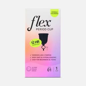 FLEX Menstrual Cup (includes 2 FREE Menstrual Discs)