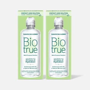 Bausch + Lomb Biotrue Multi-Purpose Solution for Soft Contact Lenses, 10 fl oz. (2-Pack)
