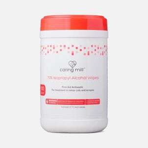Caring Mill&trade; Alcohol Wipes Canister, 100 ct.
